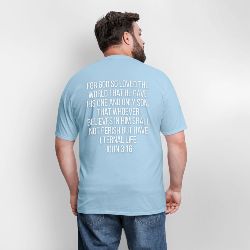 John 3:16 Classic T-Shirt - powder blue