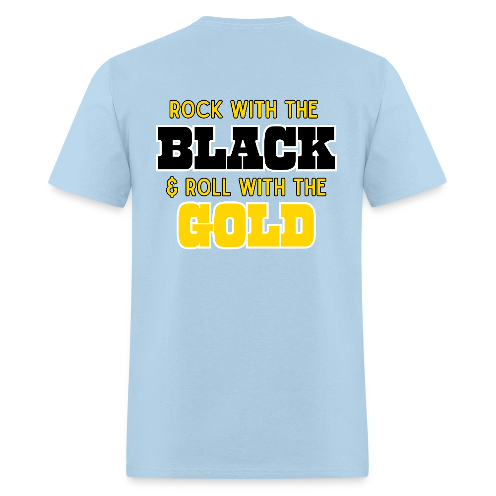 Rock & Roll Cheer T-Shirt | GILDAN 5000 - powder blue