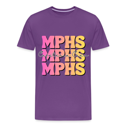 MPHS Cafeteria Crew 6-7 Times Premium Adult T-Shirt - purple