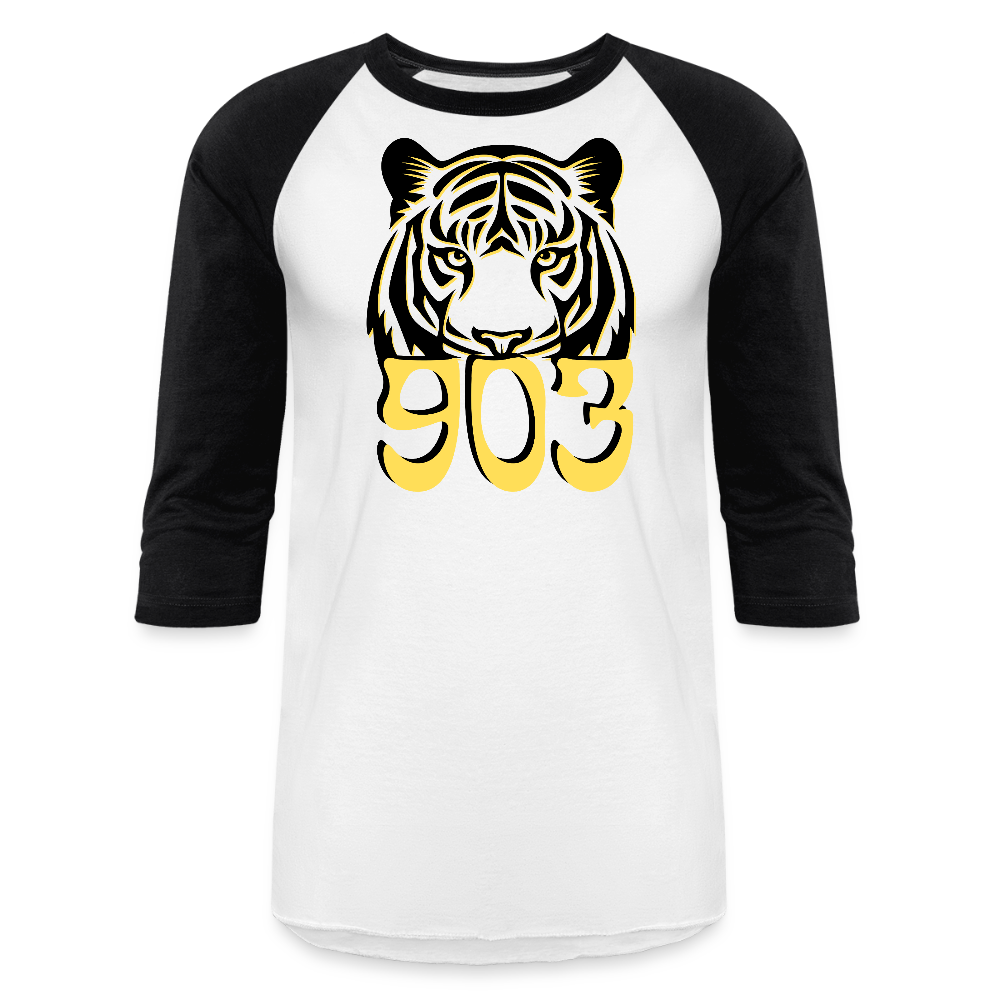 MP TIGERS 903 Baseball T-Shirt - white/black