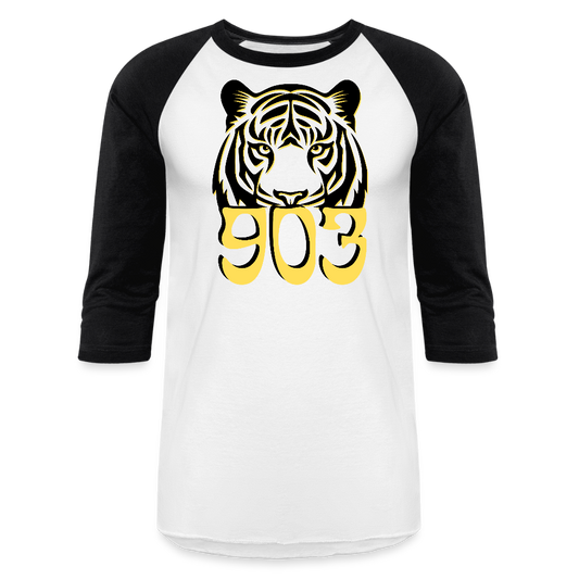 MP TIGERS 903 Baseball T-Shirt - white/black