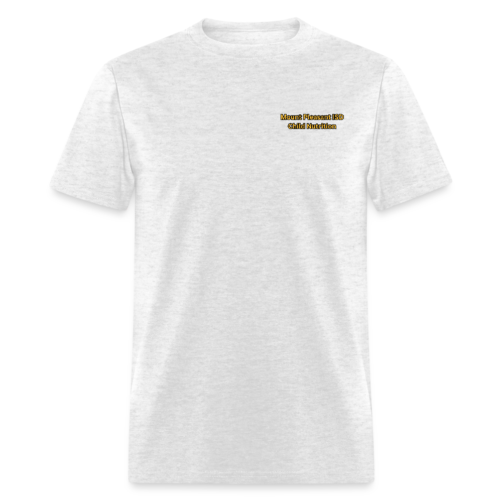 Tiger Vibes Only Black & Gold MPISD Child Nutrition T-Shirt - light heather gray