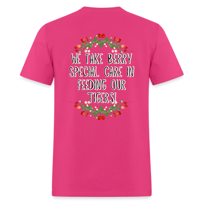 MPHS Berry Special Care in Feeding Our Tigers T-Shirt | GILDAN 5000 - fuchsia