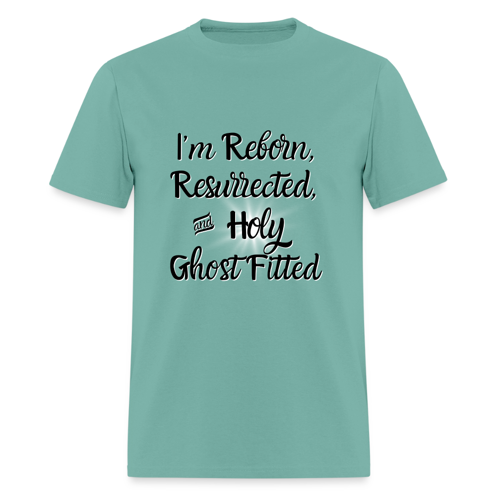 Holy Ghost Fitted 2 T-Shirt | GILDAN 5000 - aquatic