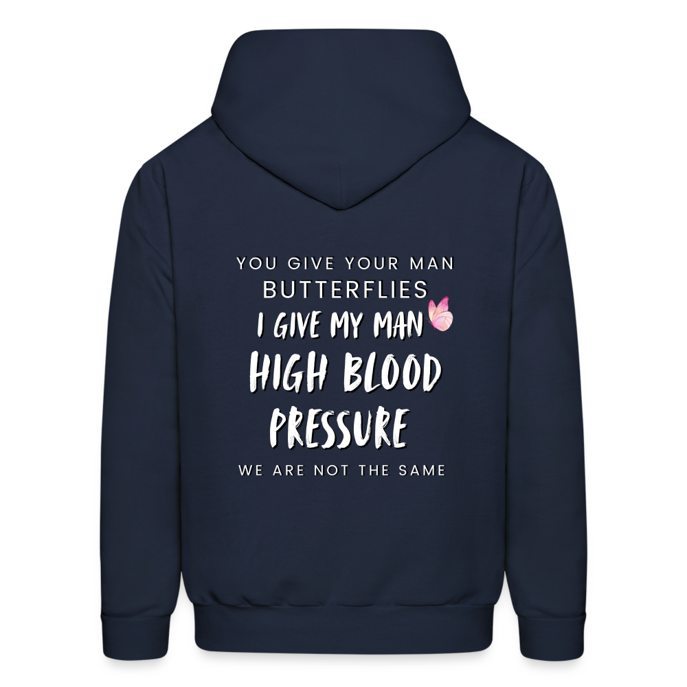 FWC Butterflies/ High blood Pressure Hoodie - navy