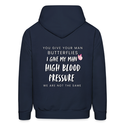 FWC Butterflies/ High blood Pressure Hoodie - navy