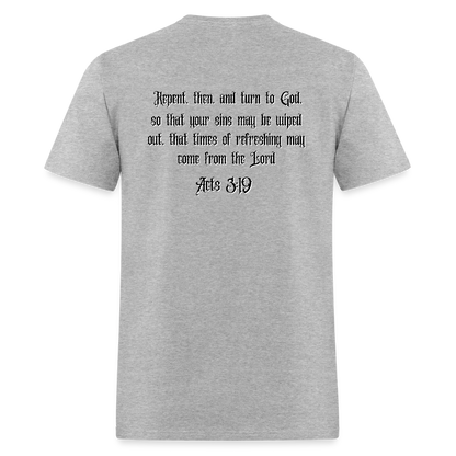 REPENT T-Shirt | GILDAN 5000 - heather gray