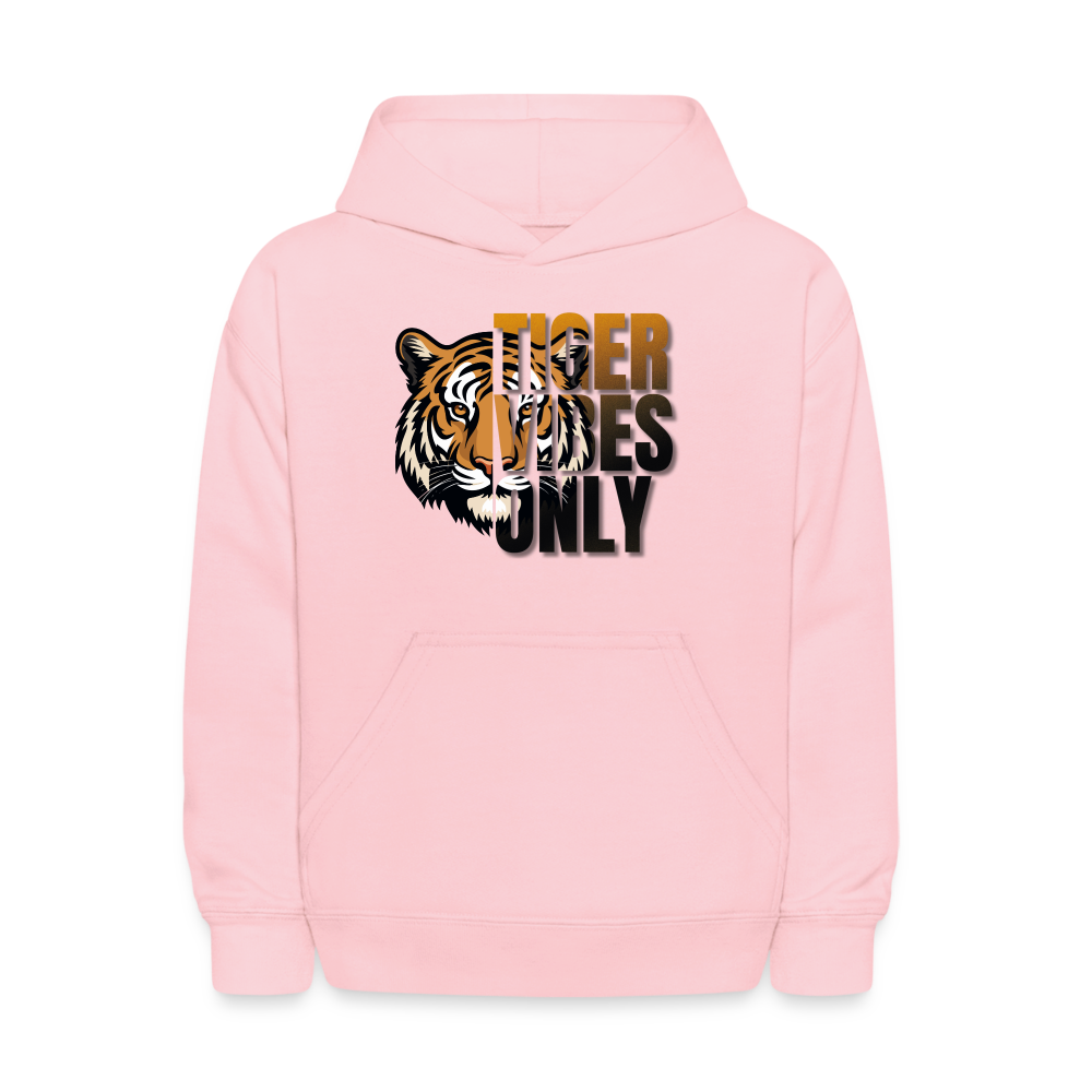 Kids' Tiger Vibes Only Hoodie - pink
