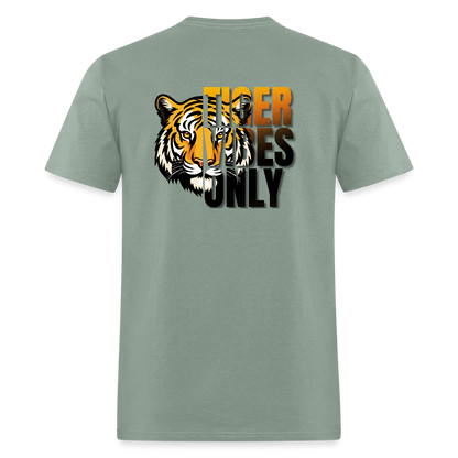 Tiger Vibes Only Black & Gold MPISD Child Nutrition T-Shirt - sage