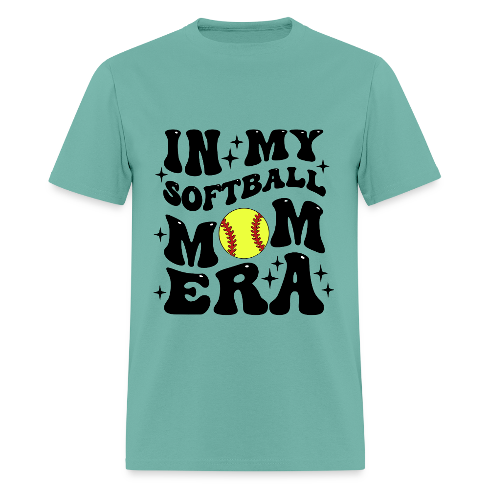 Softball Mom Era Classic T-Shirt - aquatic