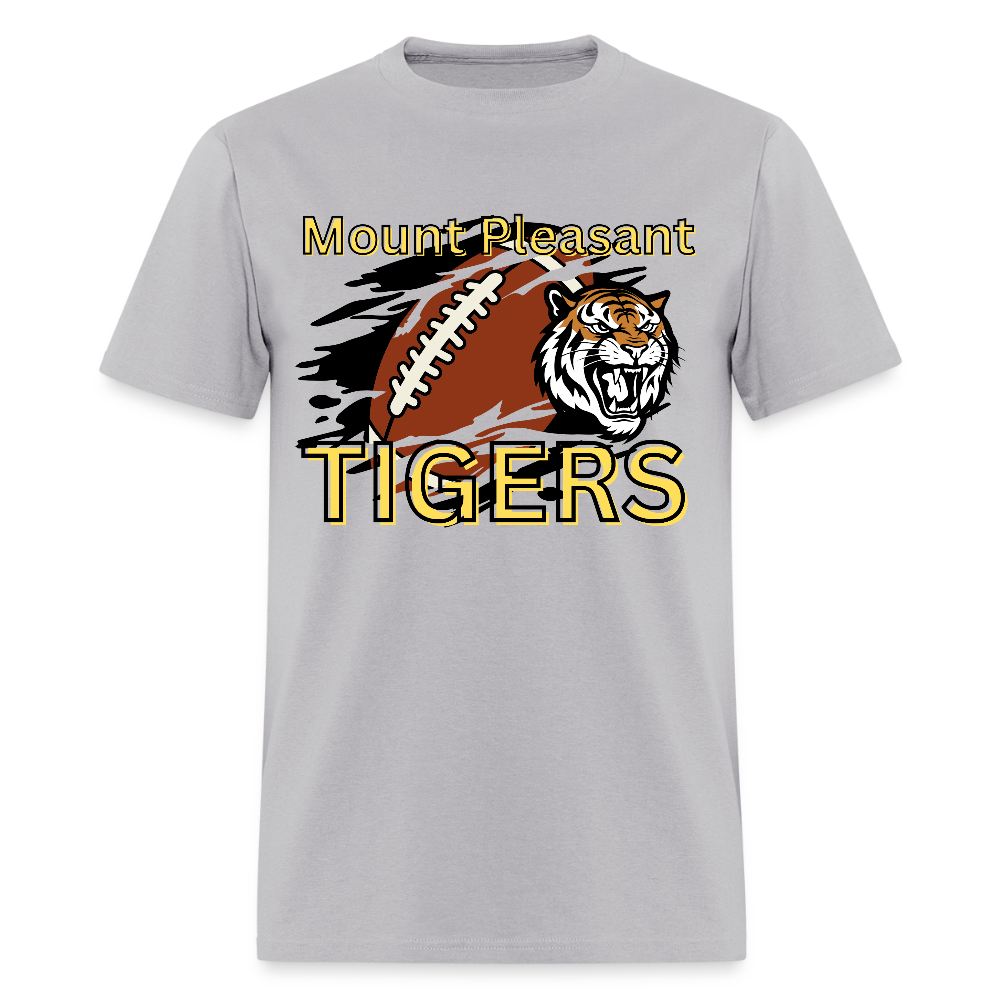 Mount Pleasant TIGERS Football T-Shirt | GILDAN 5000 - gravel 