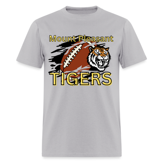 Mount Pleasant TIGERS Football T-Shirt | GILDAN 5000 - gravel 