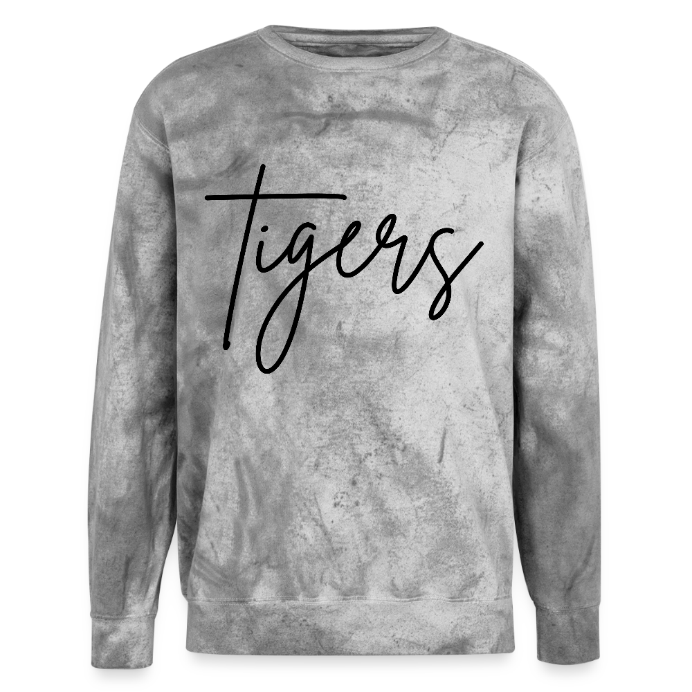 Tigers Unisex Colorblast Crewneck Sweatshirt - smoke