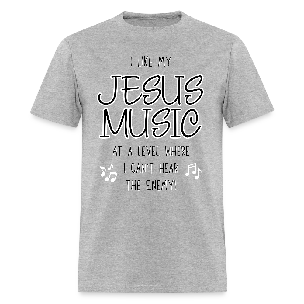 Jesus Music T-Shirt | GILDAN 5000 - heather gray