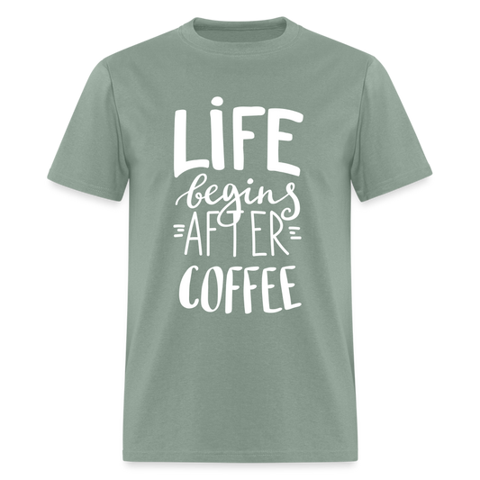 Life after Coffee Classic T-Shirt - sage