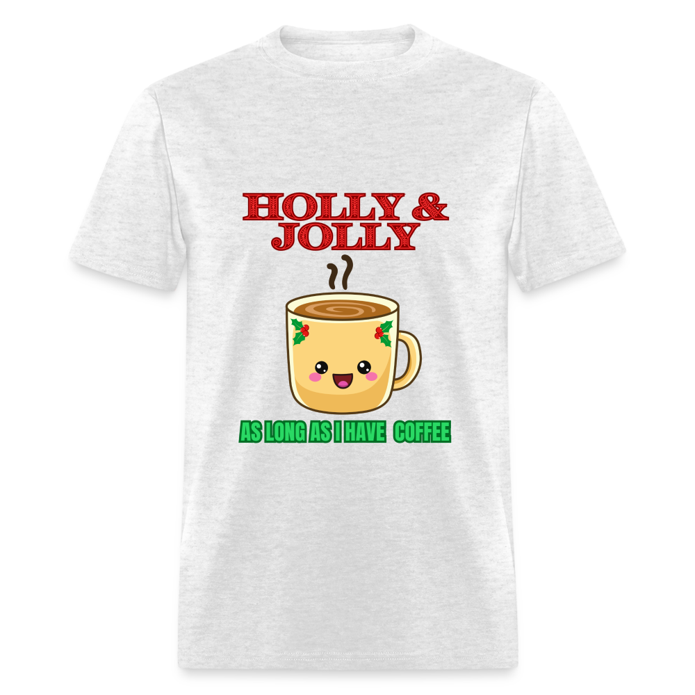 Holly Jolly Coffee Unisex Classic T-Shirt - light heather gray