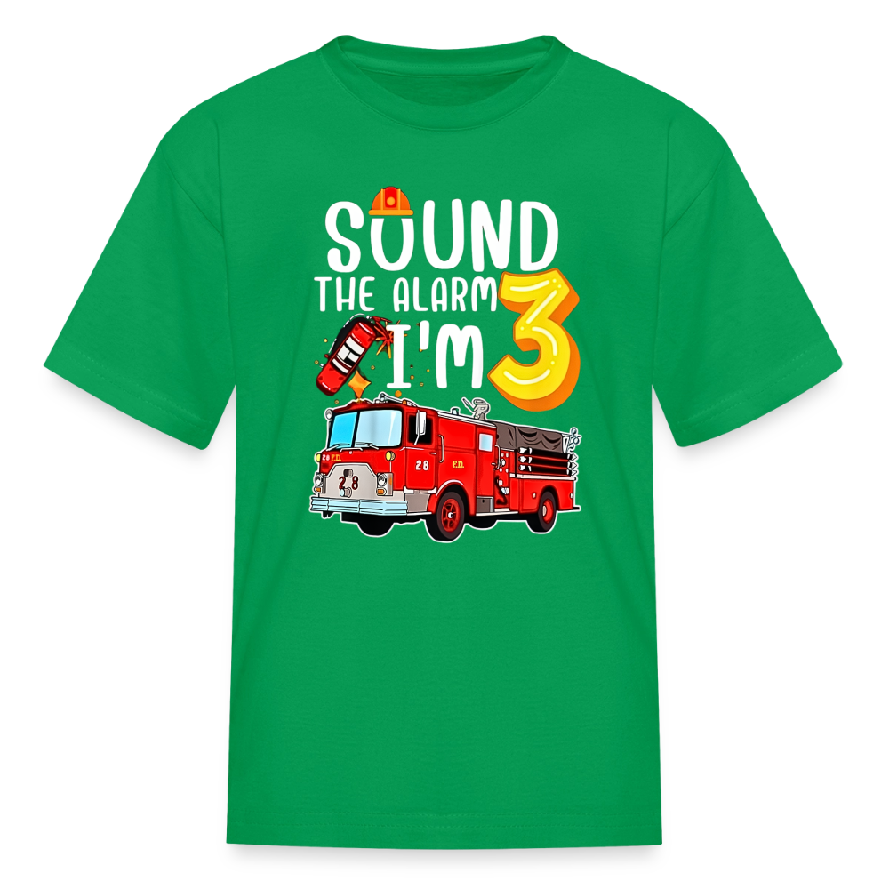 Sound the Alarm Kids' T-Shirt - kelly green