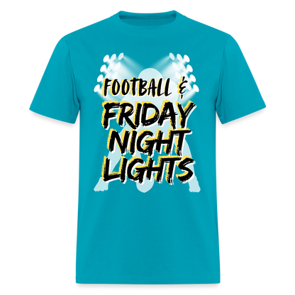 Football & Friday Night Lights T-Shirt | GILDAN 5000 - turquoise