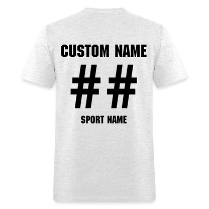Customizable TVO: Tiger Vibes Only Classic T-Shirt - light heather gray