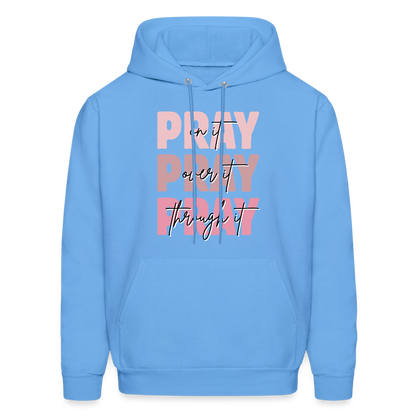 PRAY PRAY PRAY Hoodie - carolina blue