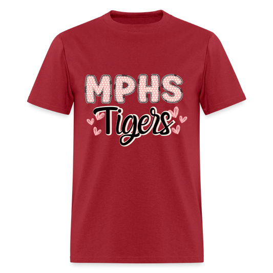 MPHS Fueling the GRR in our Tigers! T-Shirt | GILDAN 5000 - dark red