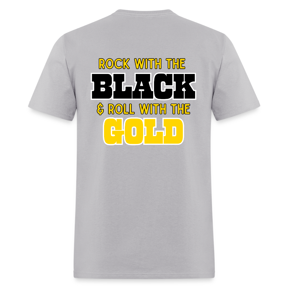 Rock & Roll Cheer T-Shirt | GILDAN 5000 - gravel 
