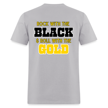 Rock & Roll Cheer T-Shirt | GILDAN 5000 - gravel 