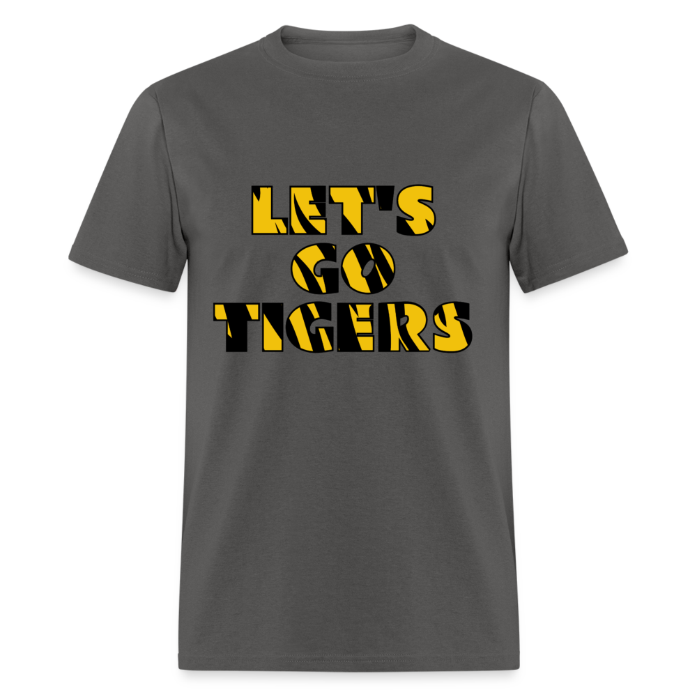 Let's Go Tigers Unisex Classic T-Shirt - charcoal