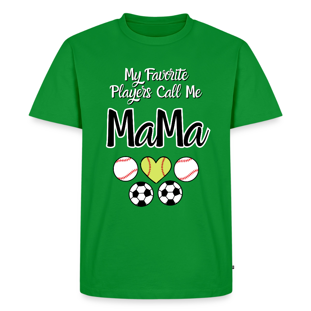 Favorite Players Call Me MaMa Premium Adult T-Shirt - green
