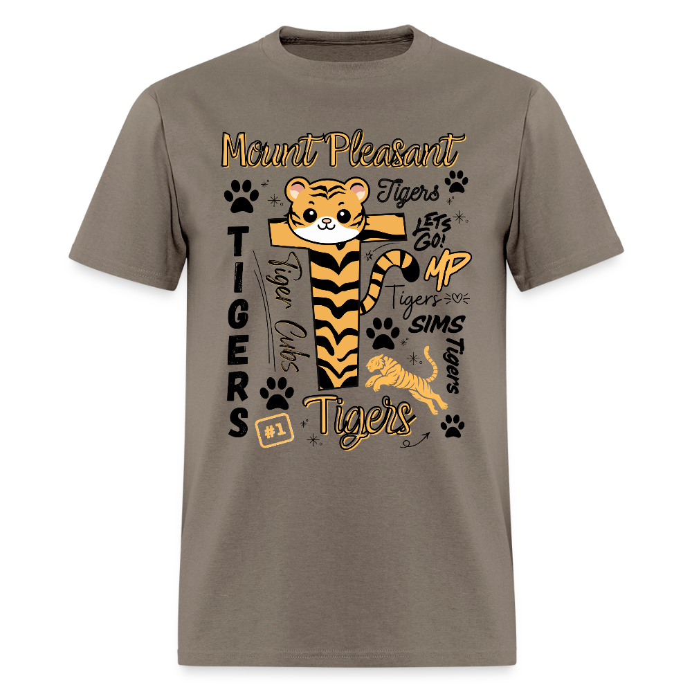 SIMS Tigers Adult T-Shirt | GILDAN 5000 - safari