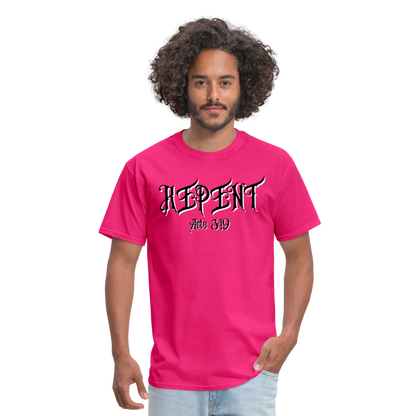 REPENT T-Shirt | GILDAN 5000 - fuchsia