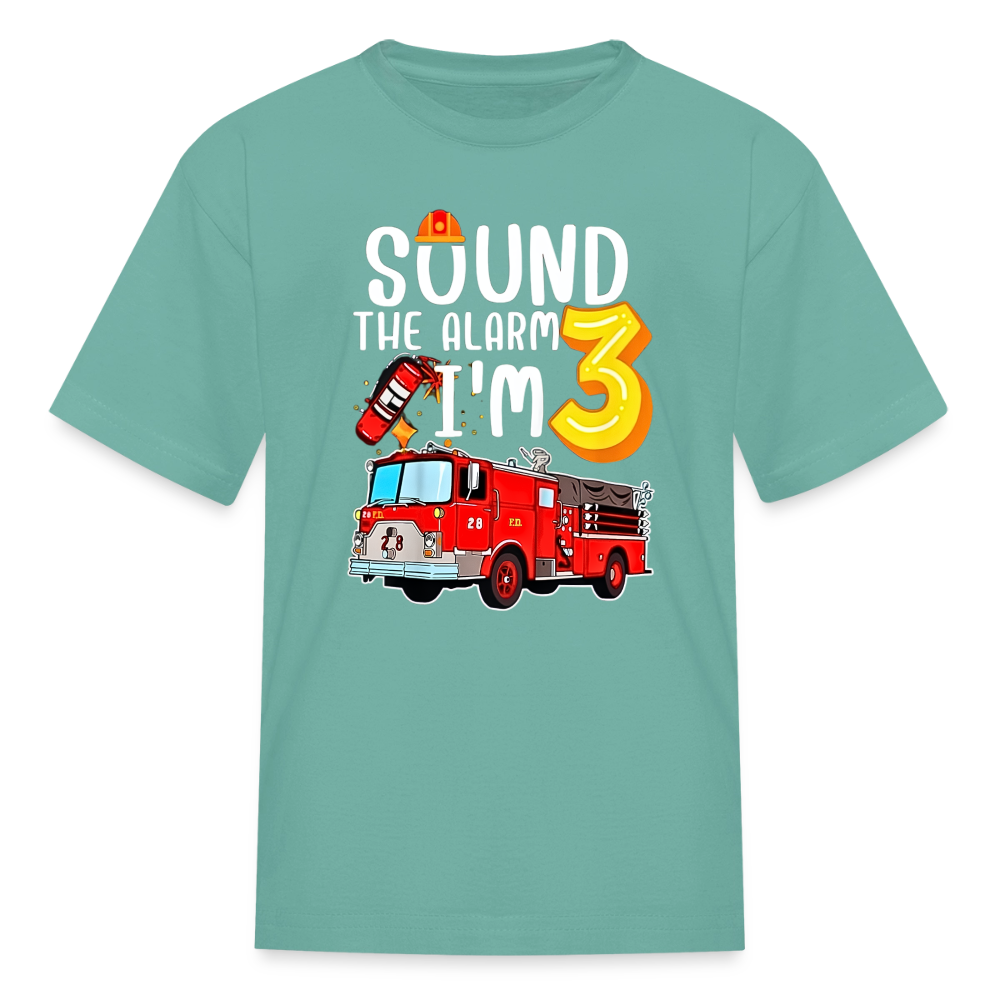Sound the Alarm Kids' T-Shirt - aquatic