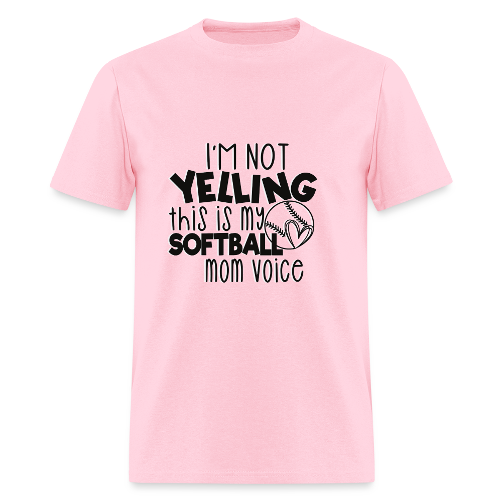 Softball Mom Voice Classic T-Shirt - pink