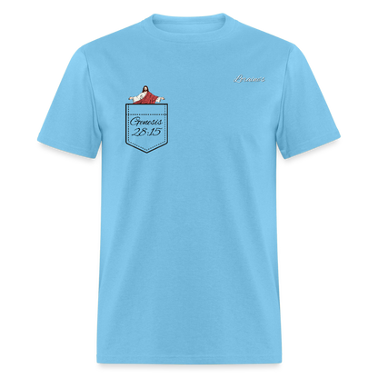 Genesis 28:15 Classic T-Shirt - aquatic blue