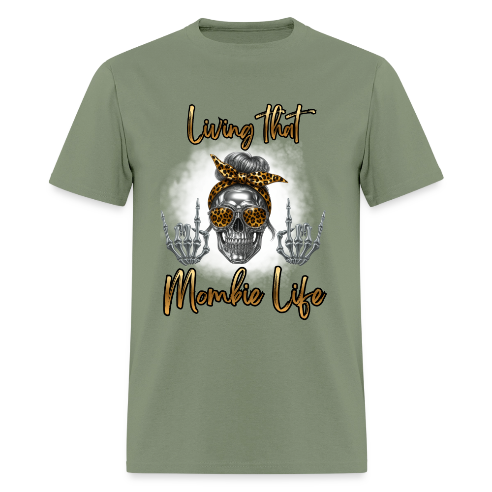 Mombie Life T-Shirt | GILDAN 5000 - military green