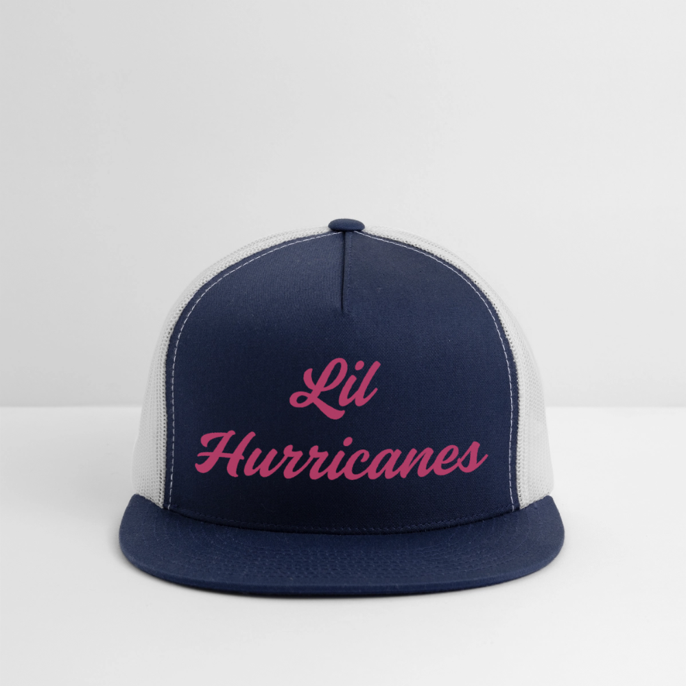 Lil Hurricanes # 2 Trucker Hat - navy/white