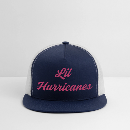 Lil Hurricanes # 2 Trucker Hat - navy/white