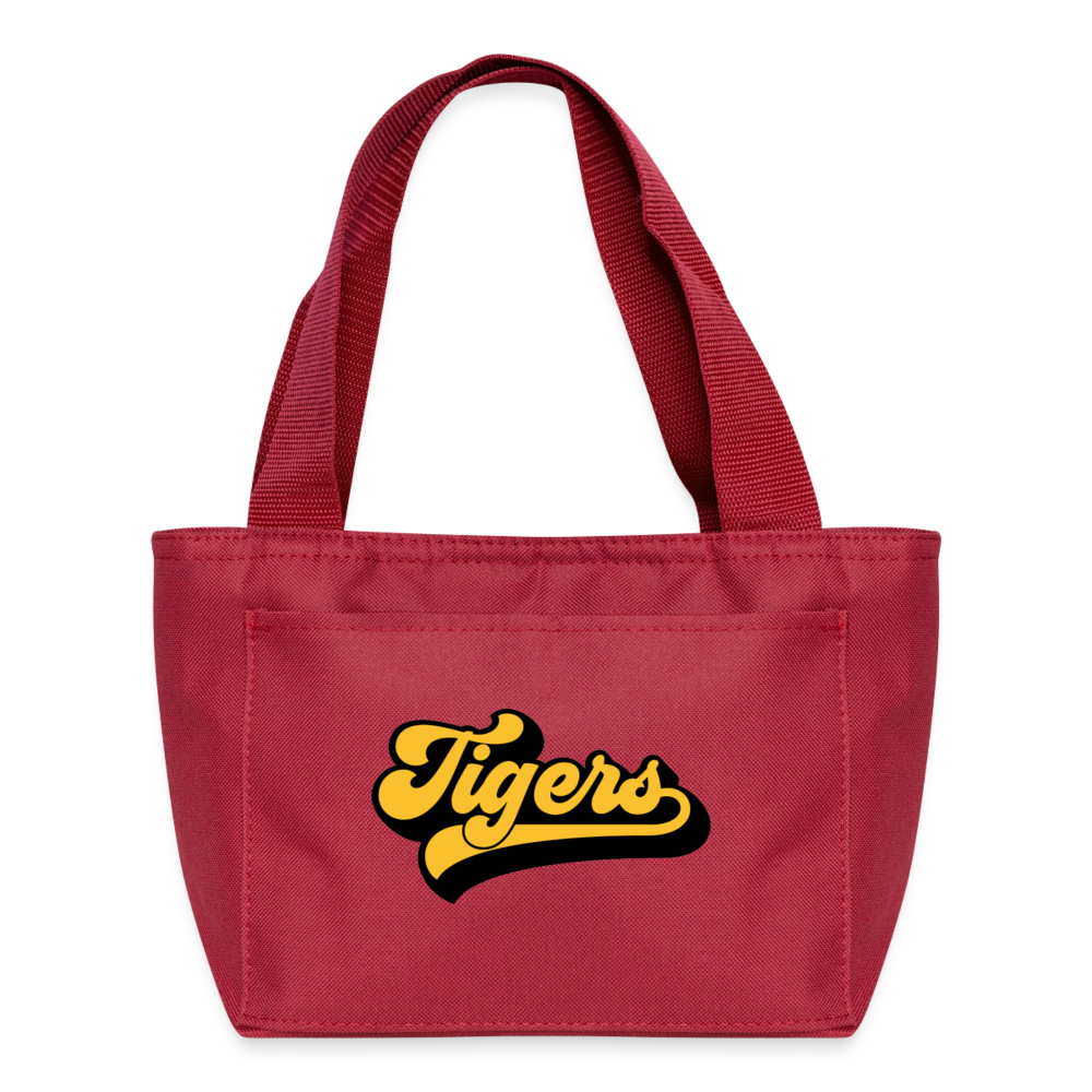 Tigers Recycled Insulated Lunch Bag - red