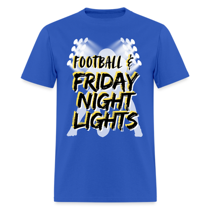 Football & Friday Night Lights T-Shirt | GILDAN 5000 - royal blue