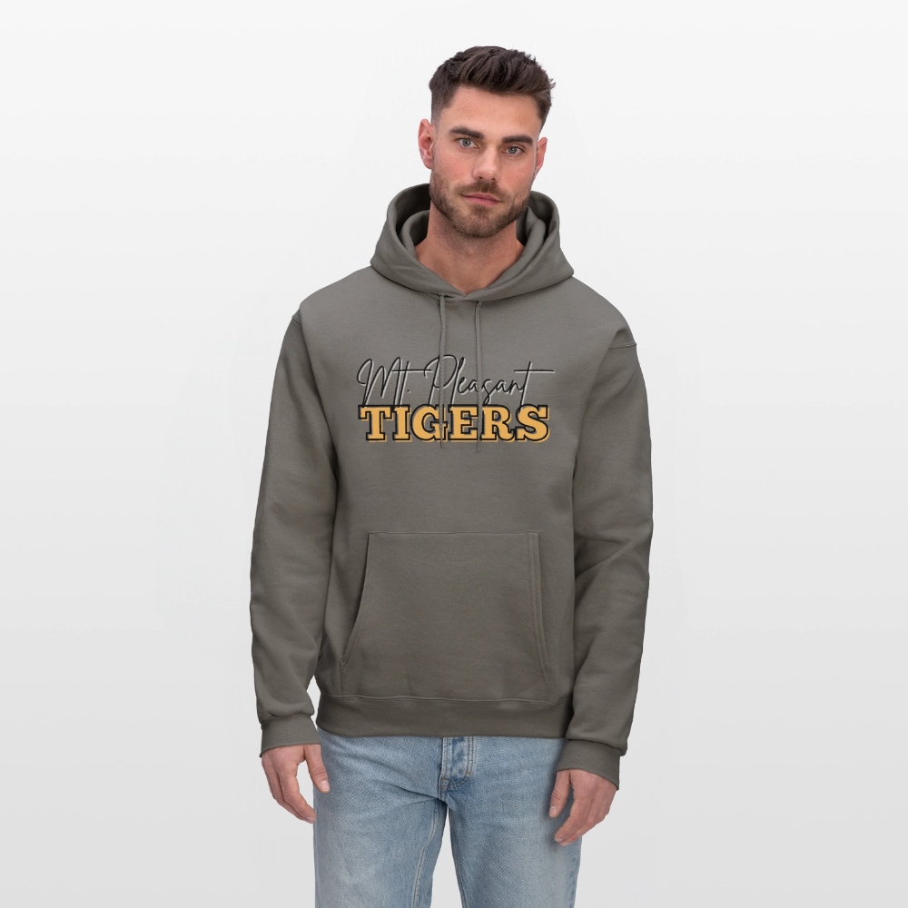 MP Tigers Bleed Black & Gold Men's Hoodie - asphalt gray