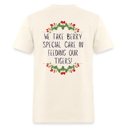 MPHS Berry Special Care in Feeding Our Tigers T-Shirt | GILDAN 5000 - sweet cream heather
