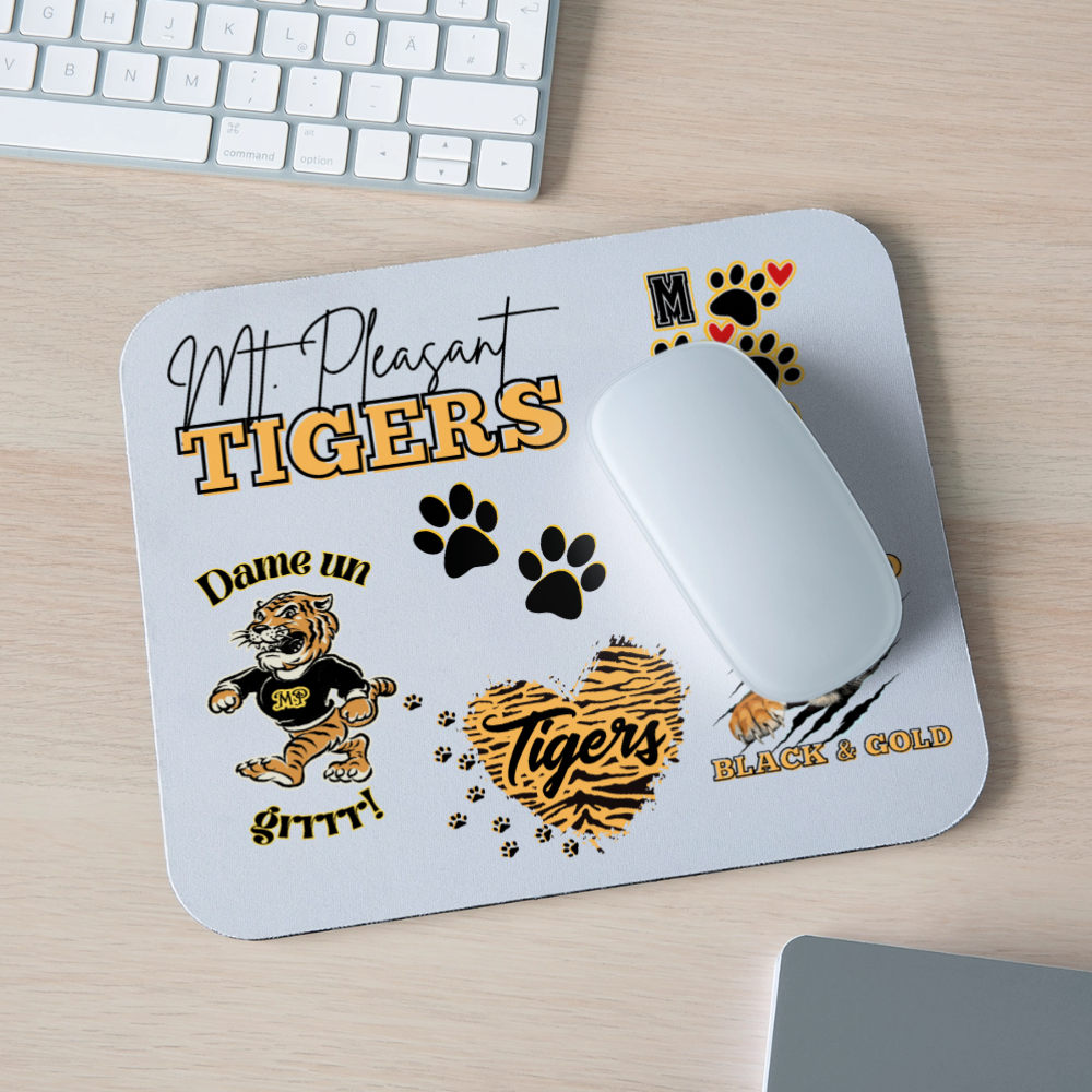Mount Pleasant Tigers Mouse pad Horizontal - white