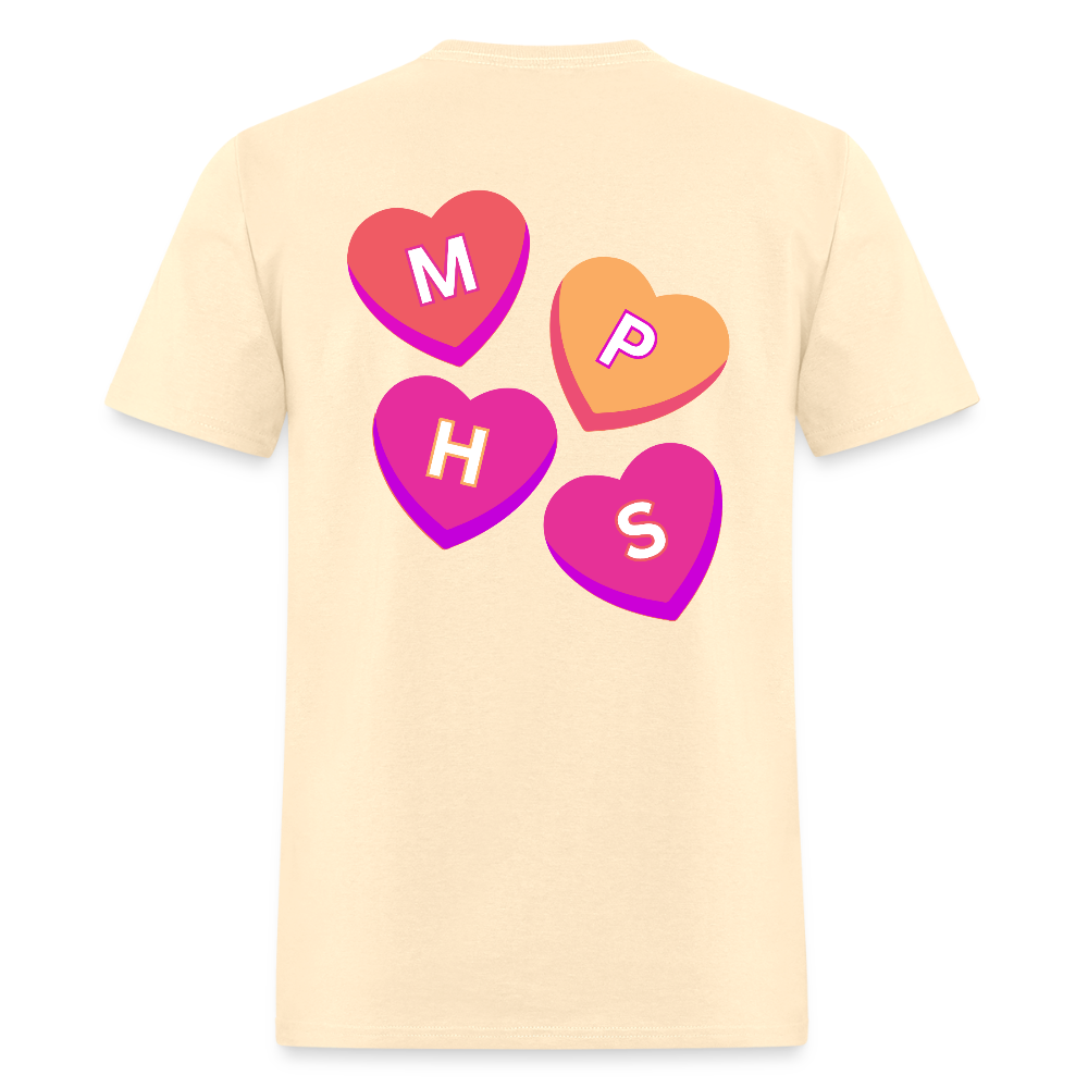 MPHS Nutrition Convo Hearts Classic T-Shirt - natural