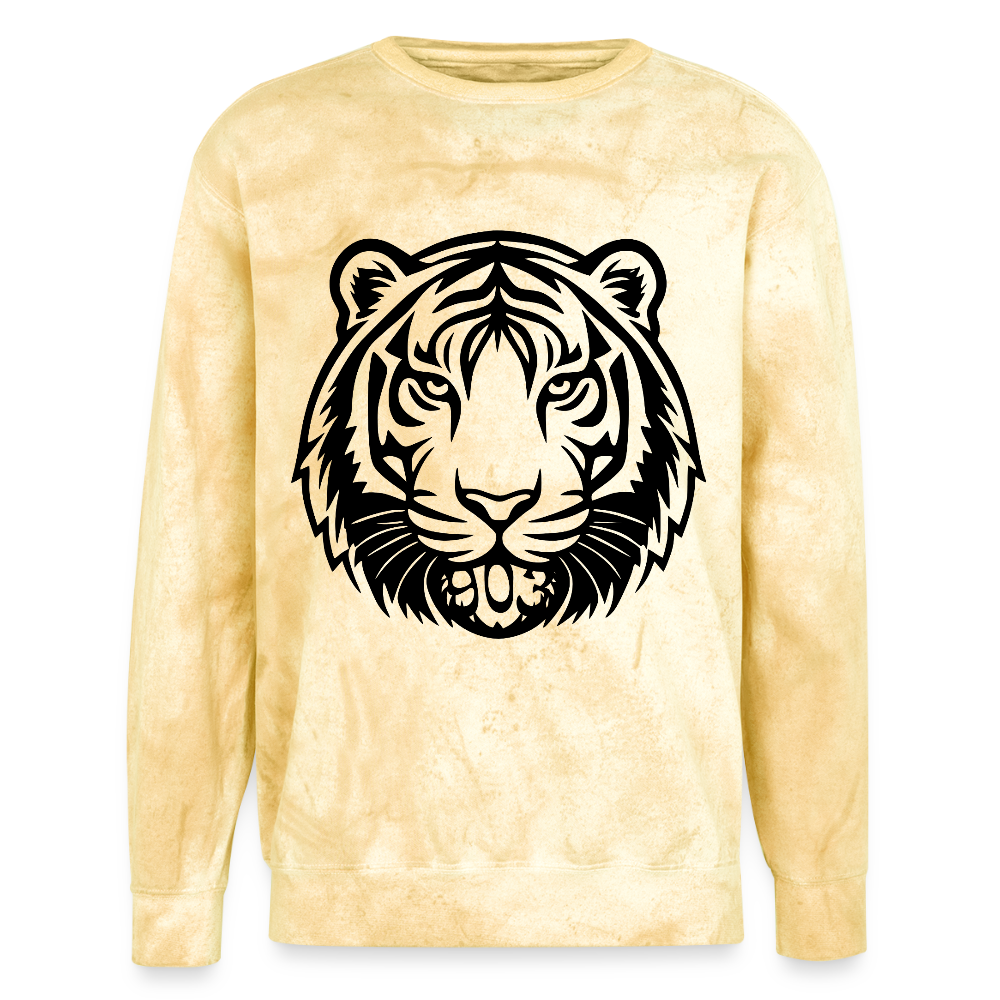 Tiger 903 Unisex Colorblast Crewneck Sweatshirt - citrine