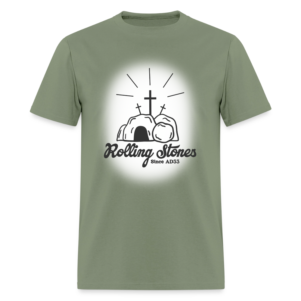Rolling Stones Since AD33 T-Shirt | GILDAN 5000 - military green