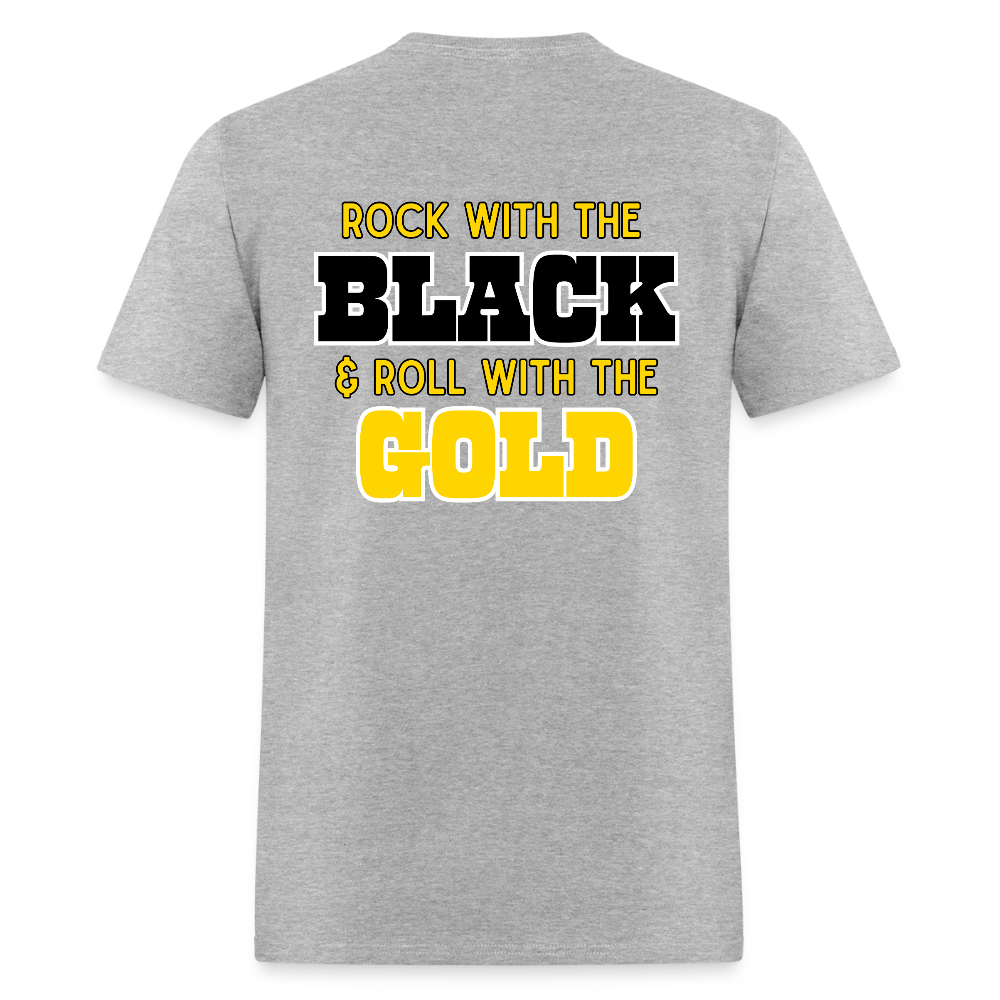 Rock & Roll Cheer T-Shirt | GILDAN 5000 - heather gray