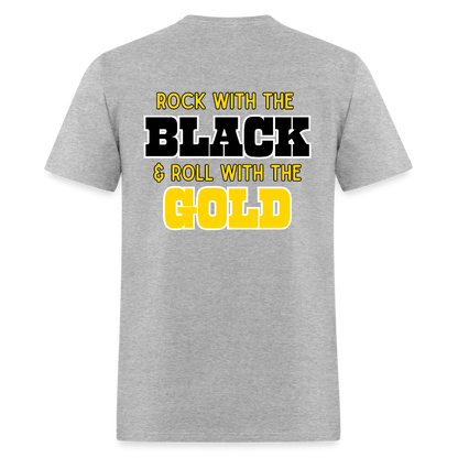 Rock & Roll Cheer T-Shirt | GILDAN 5000 - heather gray