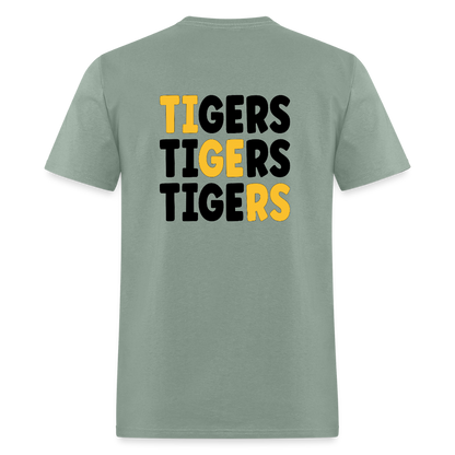 Tigers X 4 MPISD Child Nutrition Classic T-Shirt - sage