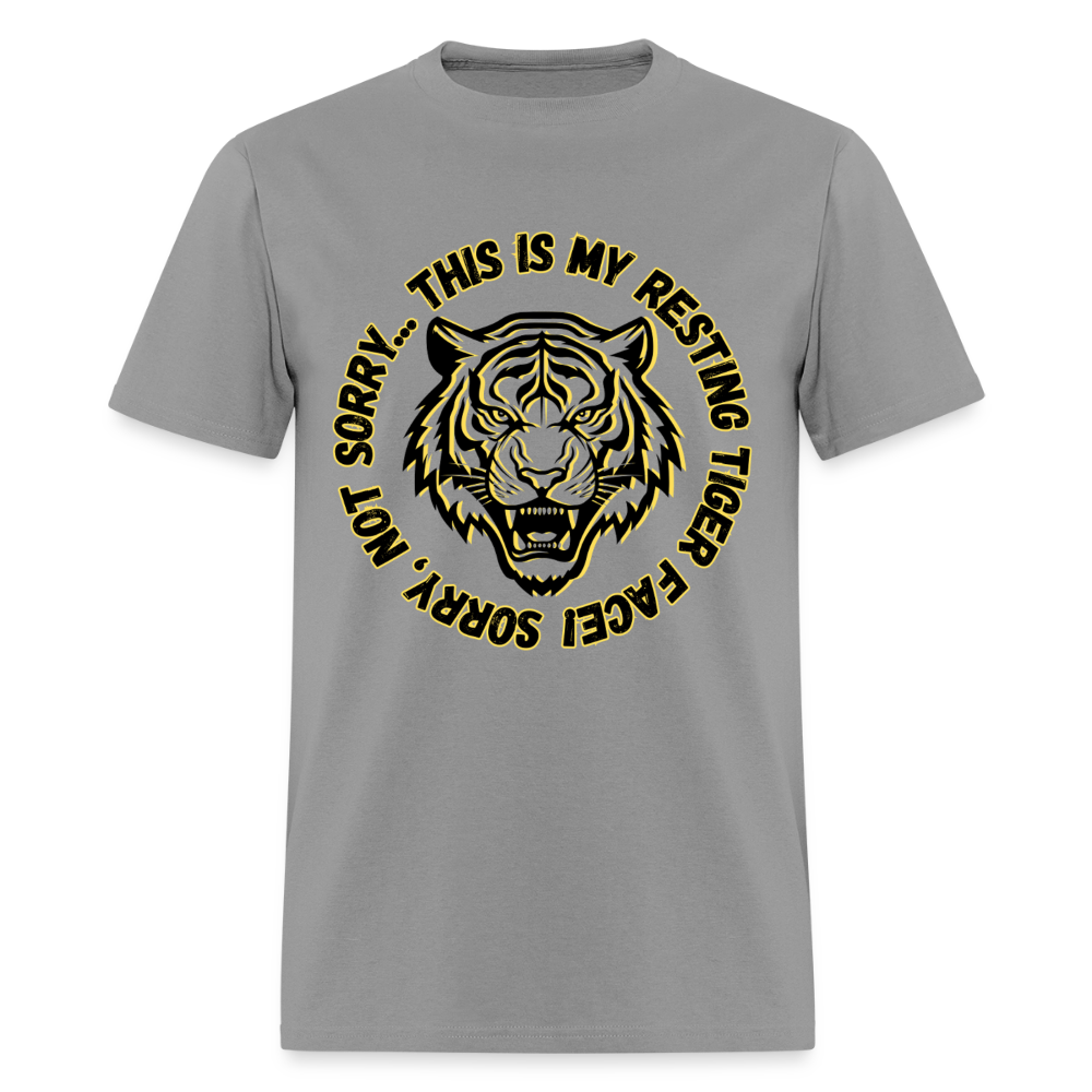 Resting Tiger Face T-Shirt | GILDAN 5000 - rock