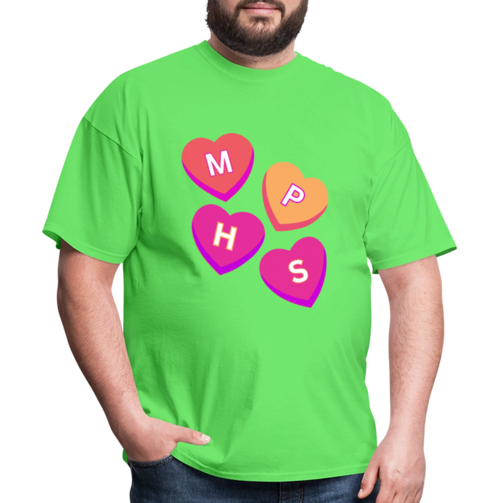 MPHS Convo Hearts Classic T-Shirt - kiwi